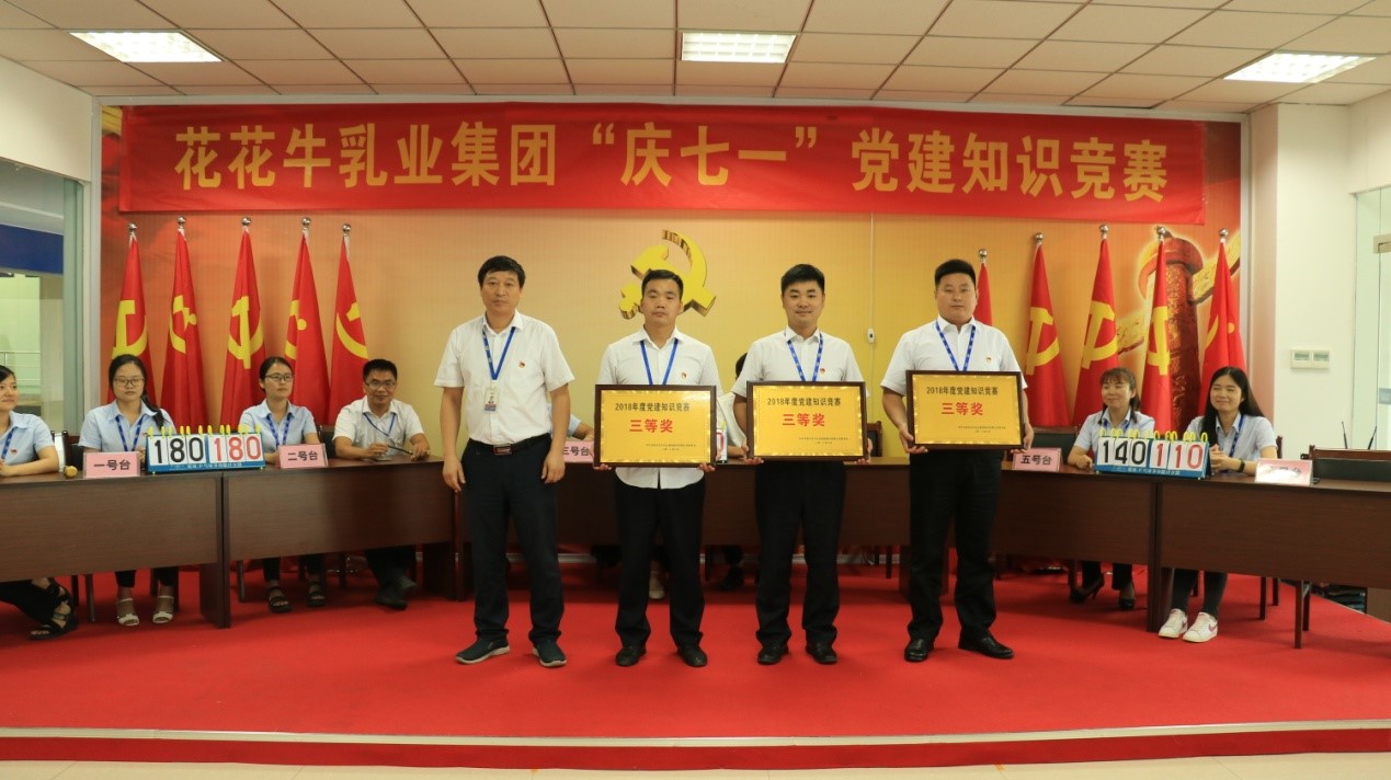 知识竞赛争先锋   比学赶超展风采 —— B体育在线登录乳业集团党委举办庆 “七一”党建知识竞赛