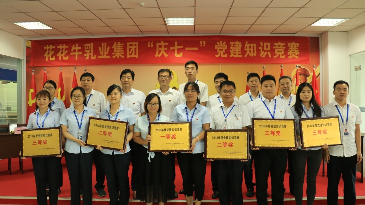 知识竞赛争先锋   比学赶超展风采 —— B体育在线登录乳业集团党委举办庆 “七一”党建知识竞赛