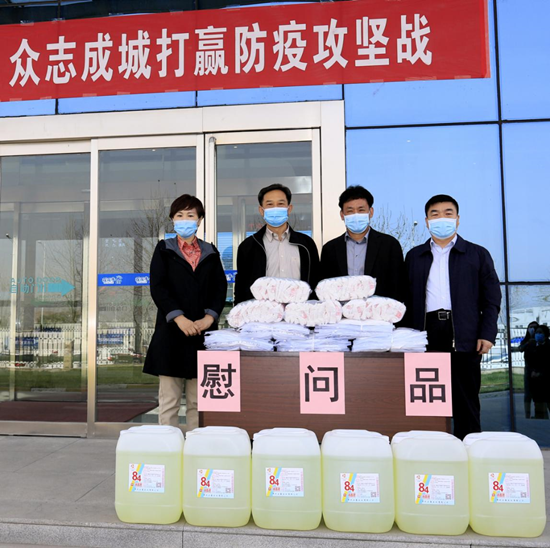 郑州市人大副主任孙黎、市政府副市长李喜安一行 莅临B体育在线登录开展“三送一强”活动