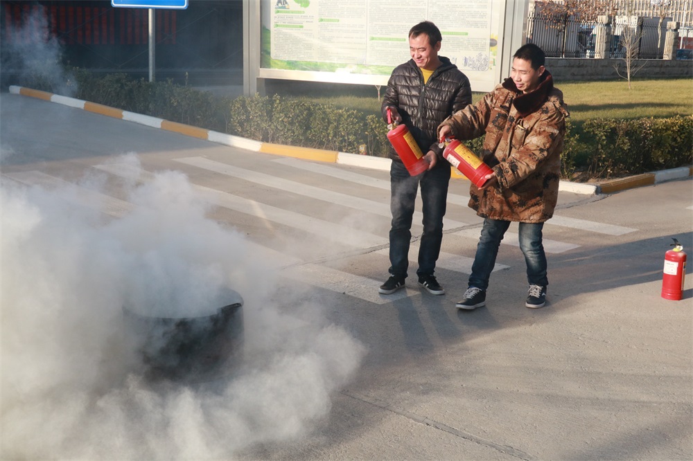 B体育在线登录郑州分公司冬季消防演练