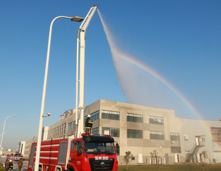 B体育在线登录郑州分公司冬季消防演练