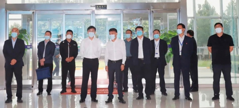 佳木斯市招商考察团莅临B体育在线登录考察座谈